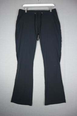Columbia Black Drawstring Bootcut Pants with Pockets Size 8 Womens